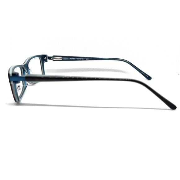 REVOLUTION EYEWEAR REV762 49-16-135 TEAL BROWN POLARIZED CLIP SUNGLASSES - Picture 7 of 9